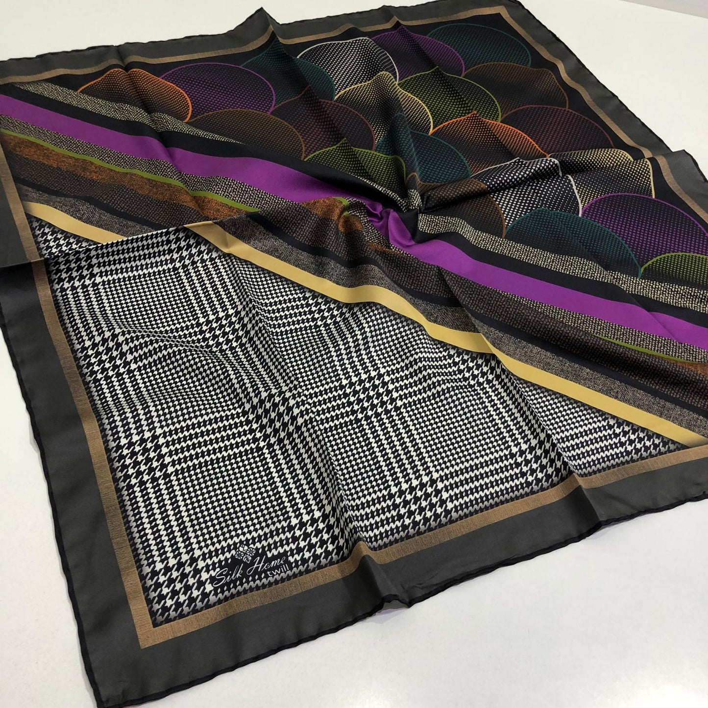 Silkhome Twill Eşarp Kubbe Desen