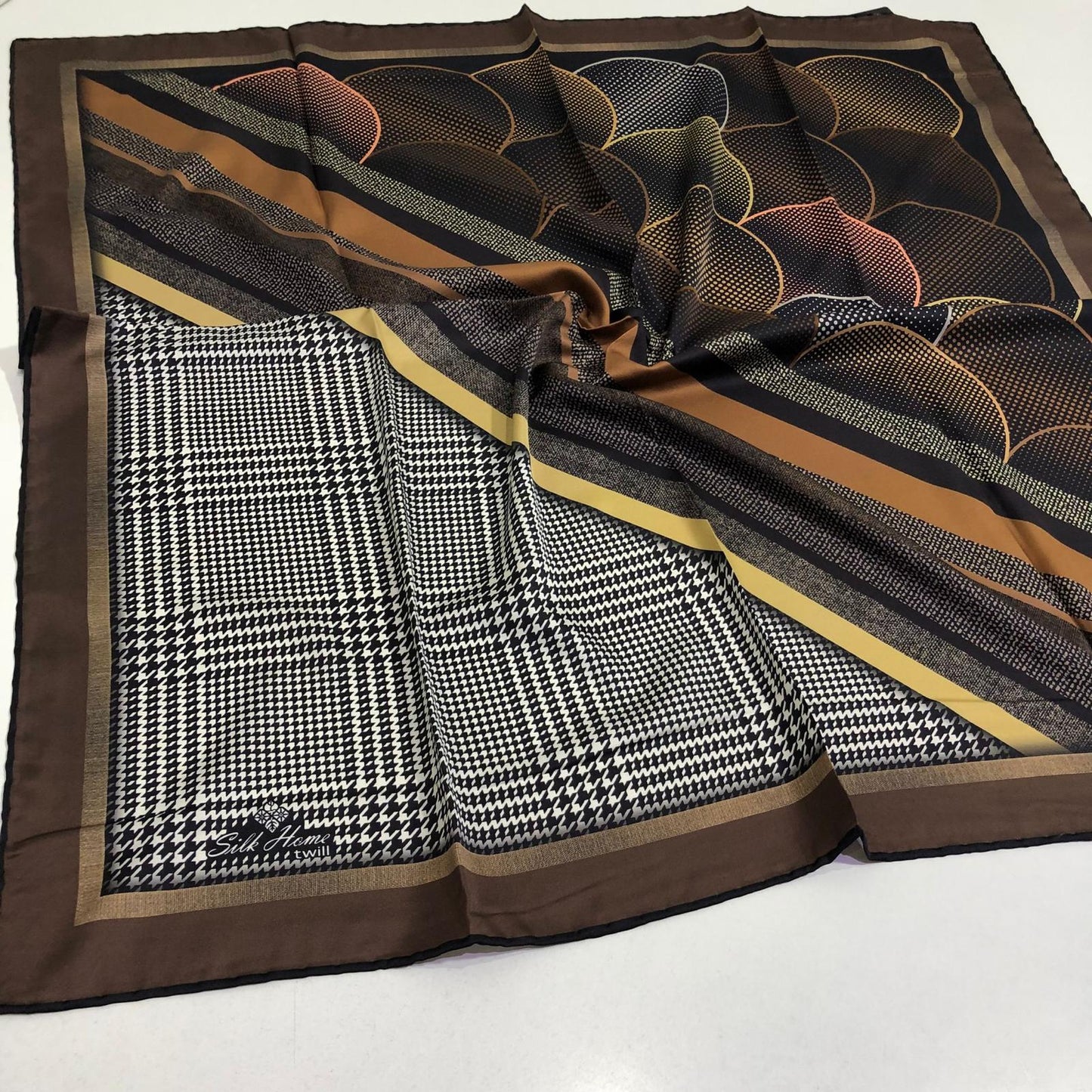 Silkhome Twill Eşarp Kubbe Desen