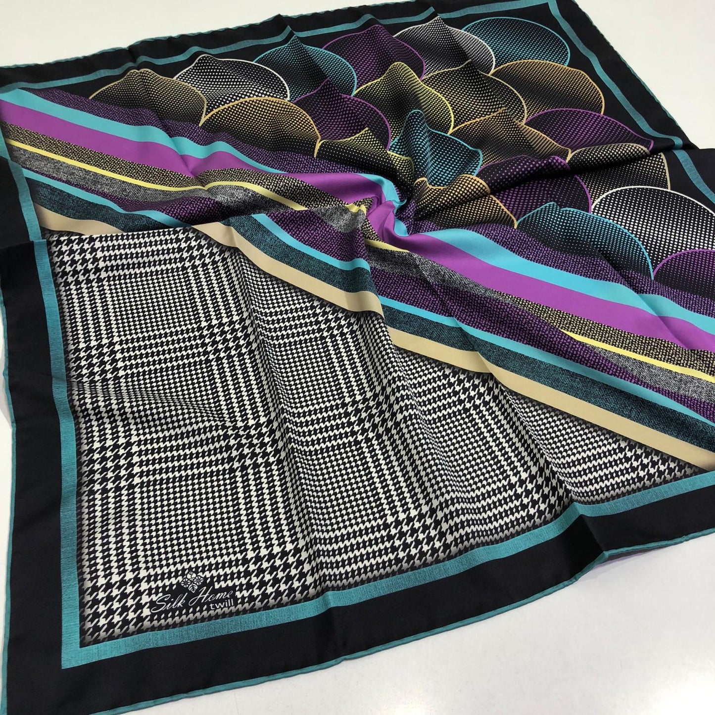 Silkhome Twill Eşarp Kubbe Desen