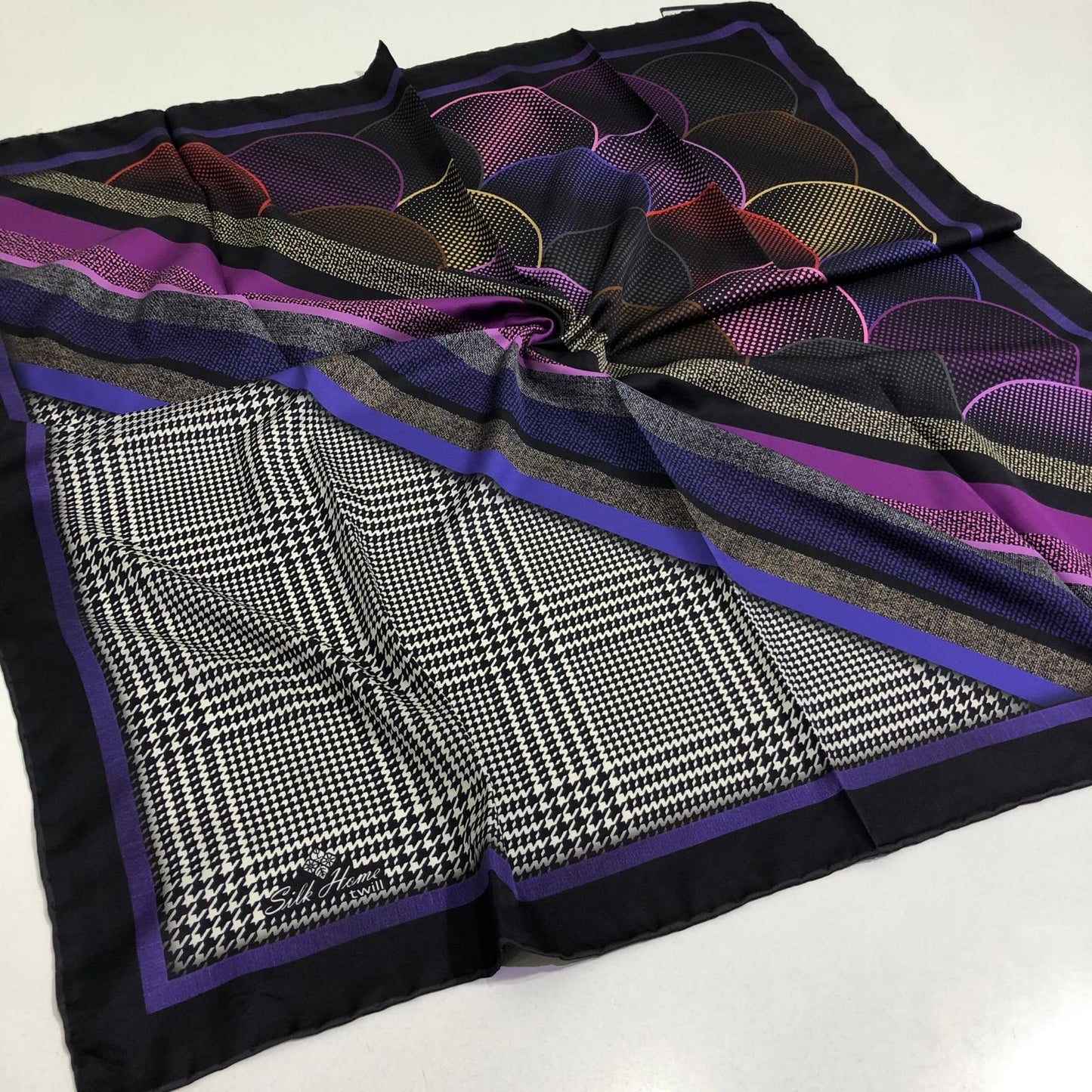 Silkhome Twill Eşarp Kubbe Desen