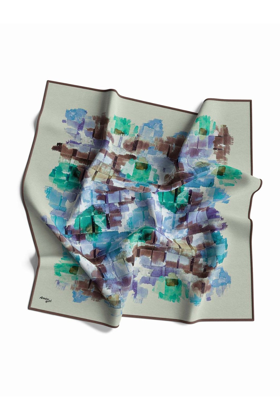 Armine Sport Twill Eşarp Modern Desen