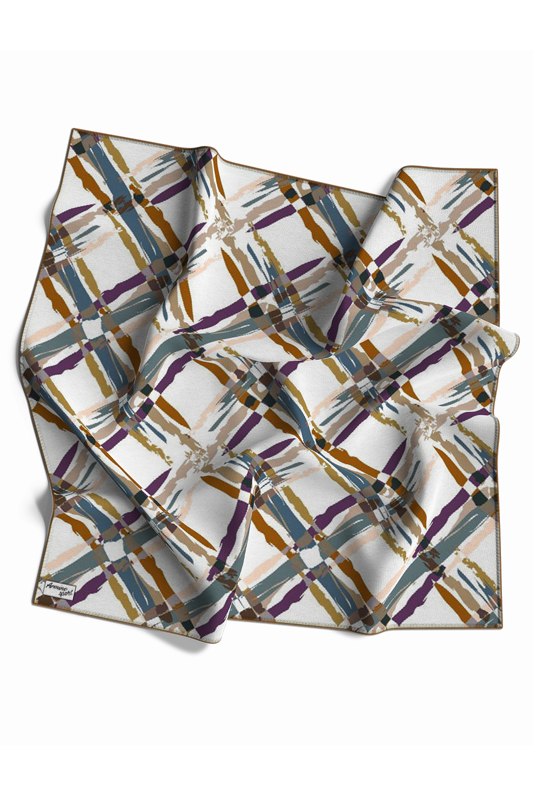 Armine Sport Twill Eşarp Modern Çizgi