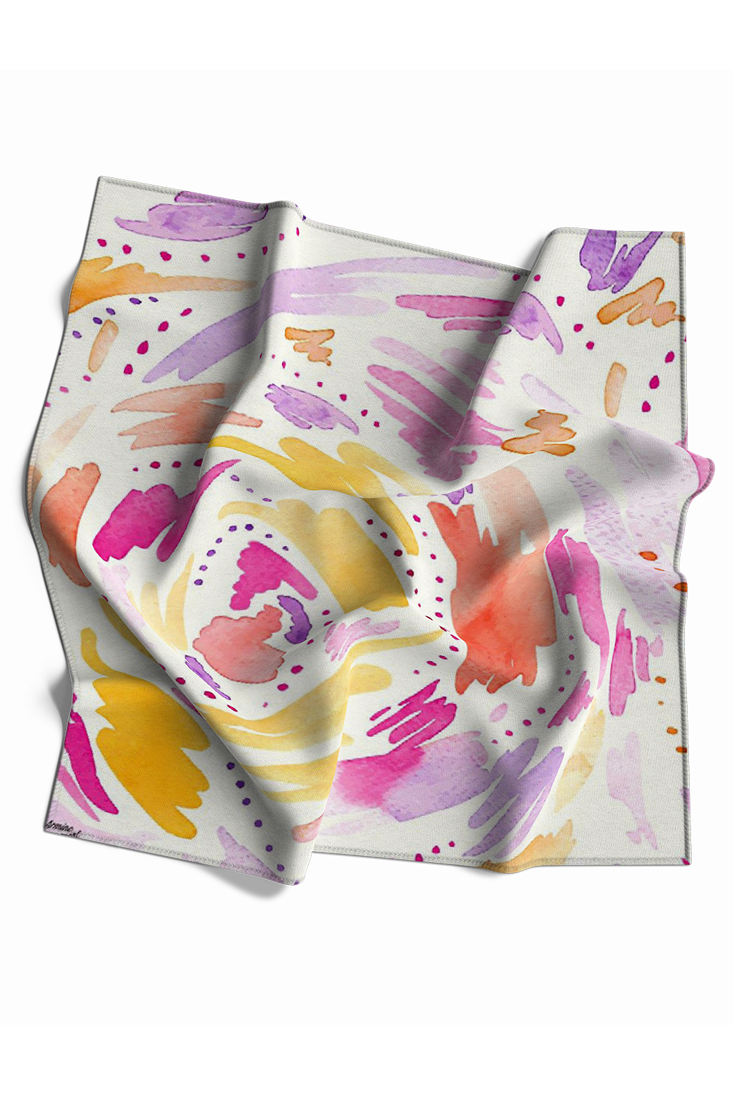 Armine Sport Twill Eşarp Sanat Boya