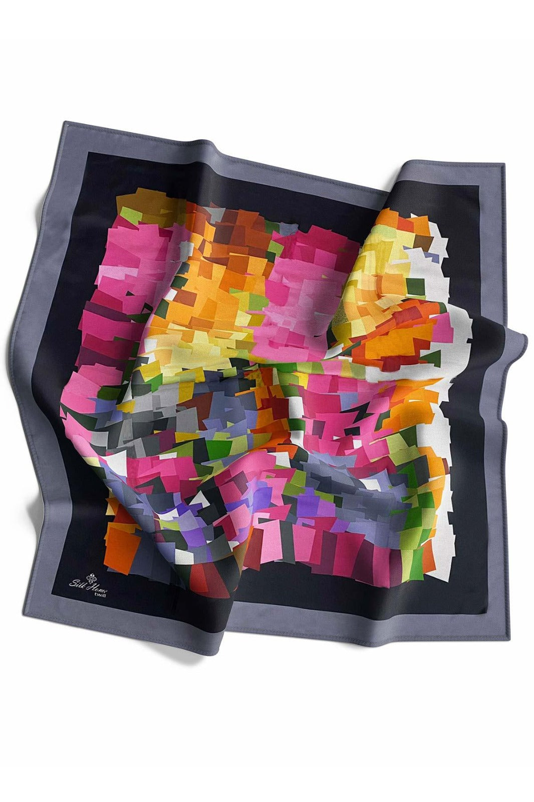 Silk Home Twill Eşarp Modernize Desen