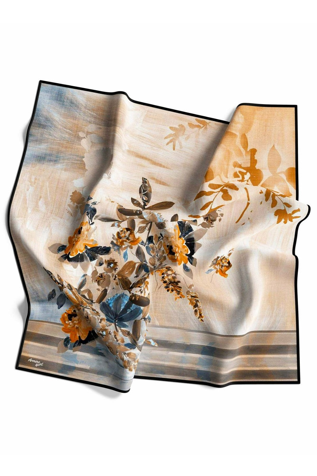 Armine Sport Twill Eşarp Çiçek Bahçesi