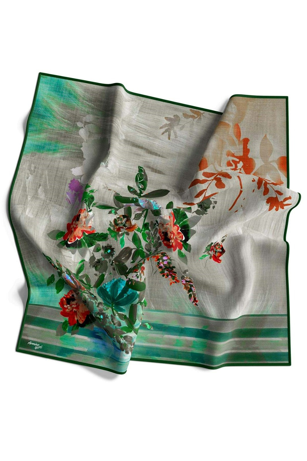 Armine Sport Twill Eşarp Çiçek Bahçesi