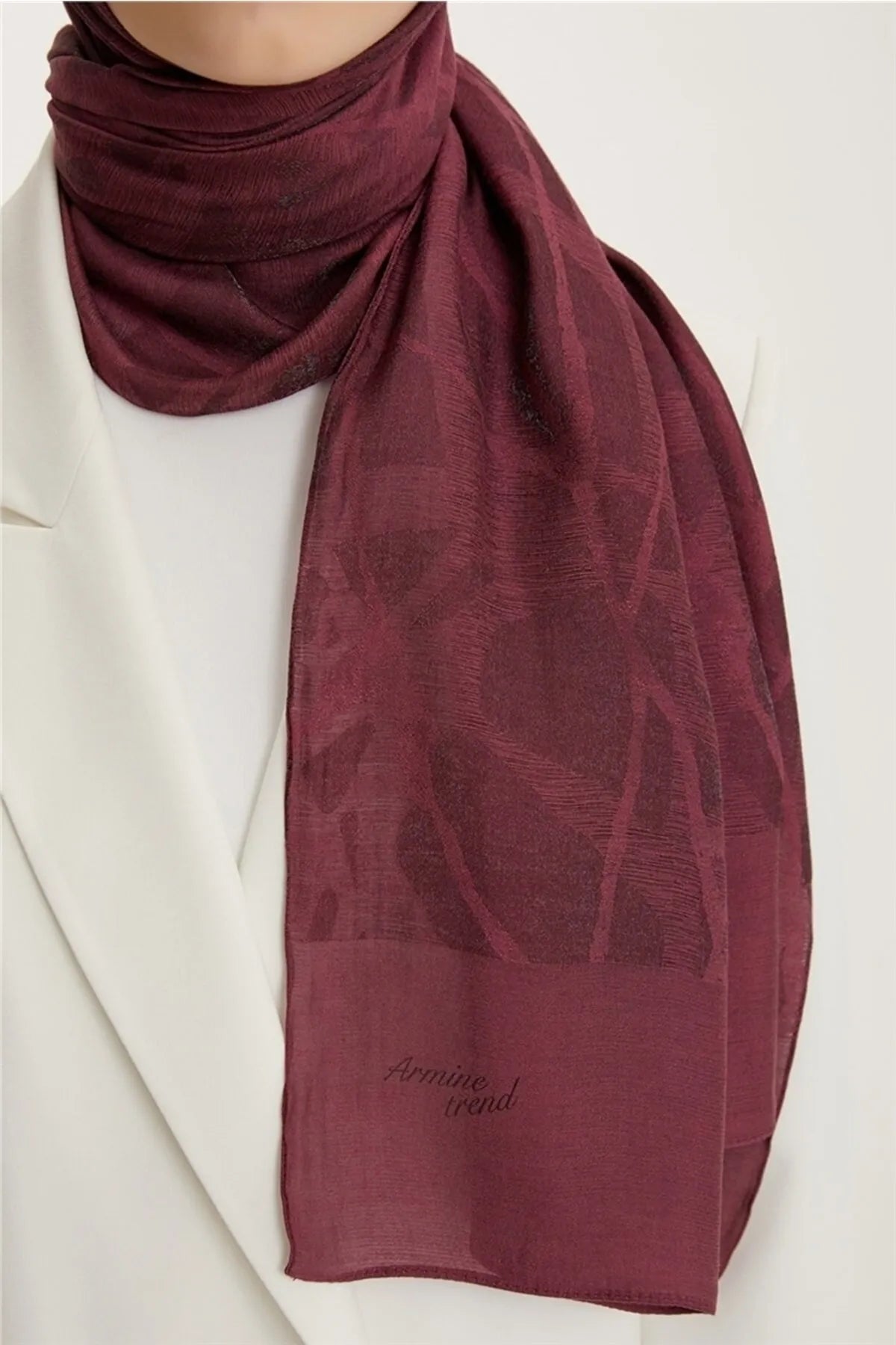 Armine Trend Alfa Şal Bordo
