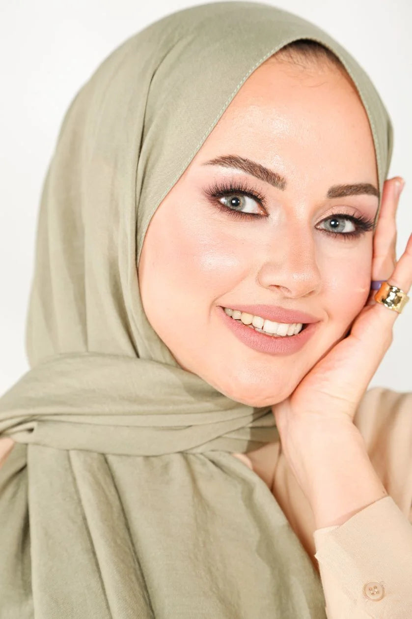Harem Amor Organik %100 Pamuk Şal Çağla