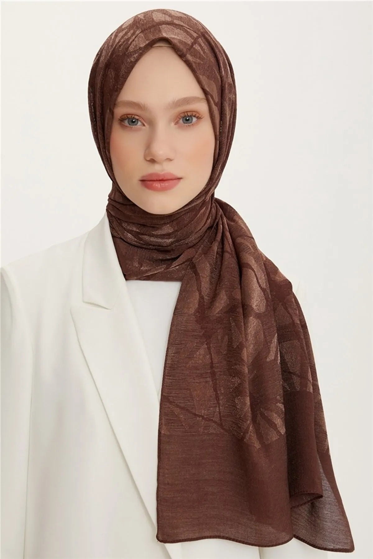 Armine Trend Alfa Şal Kahverengi