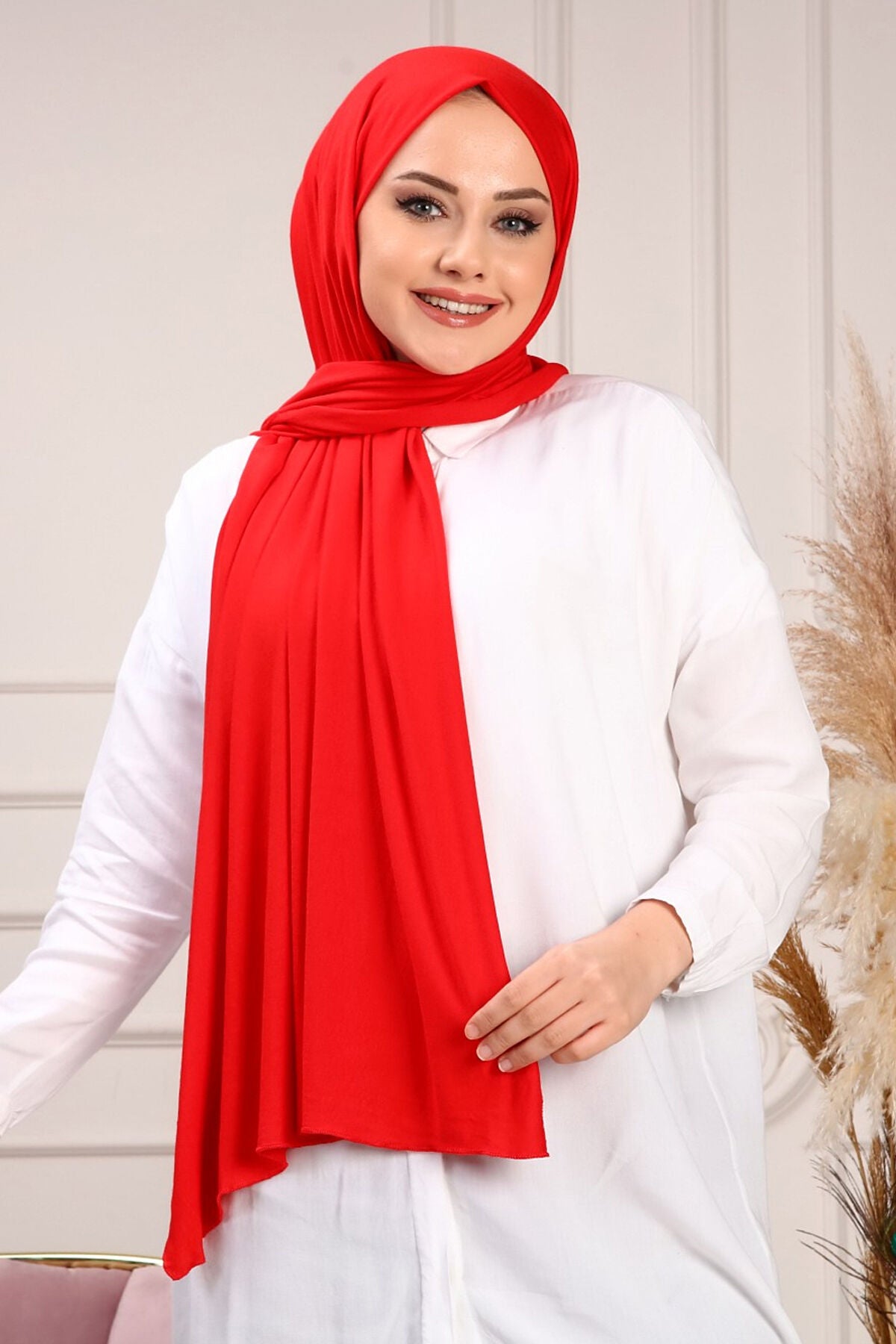 Penye Şal Kırmızı