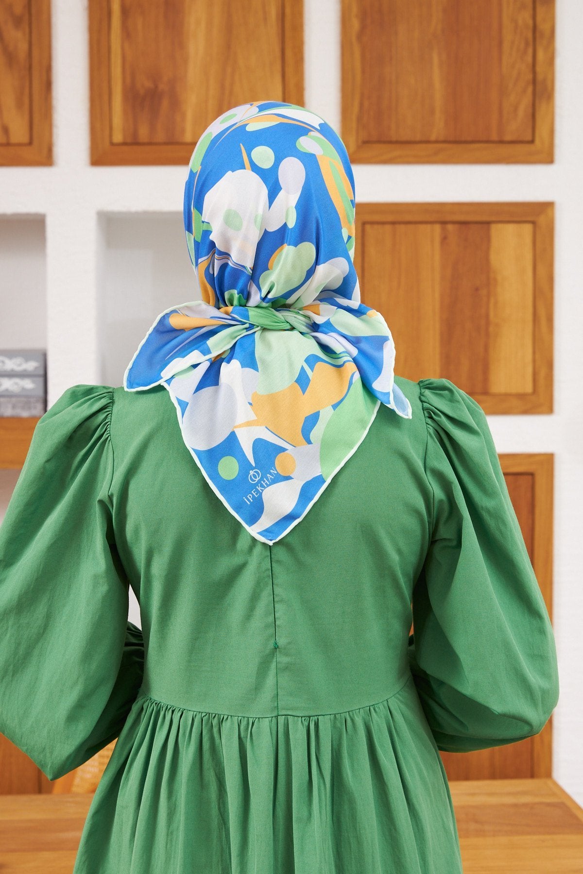 Nature Pearl Soft Eşarp Mavi