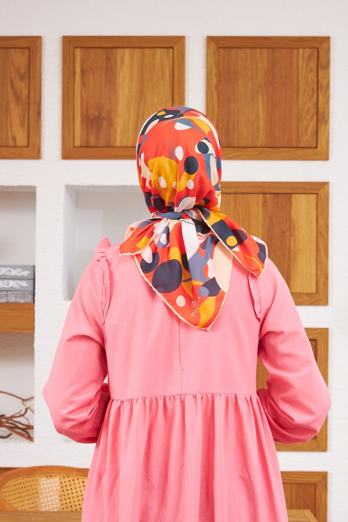Nature Pearl Soft Eşarp Mercan