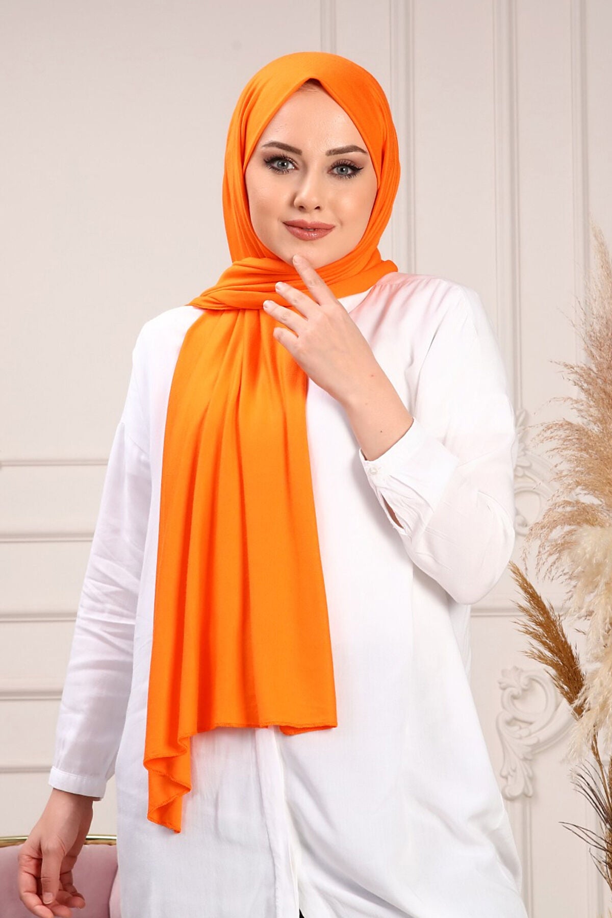 Penye Şal Oranj