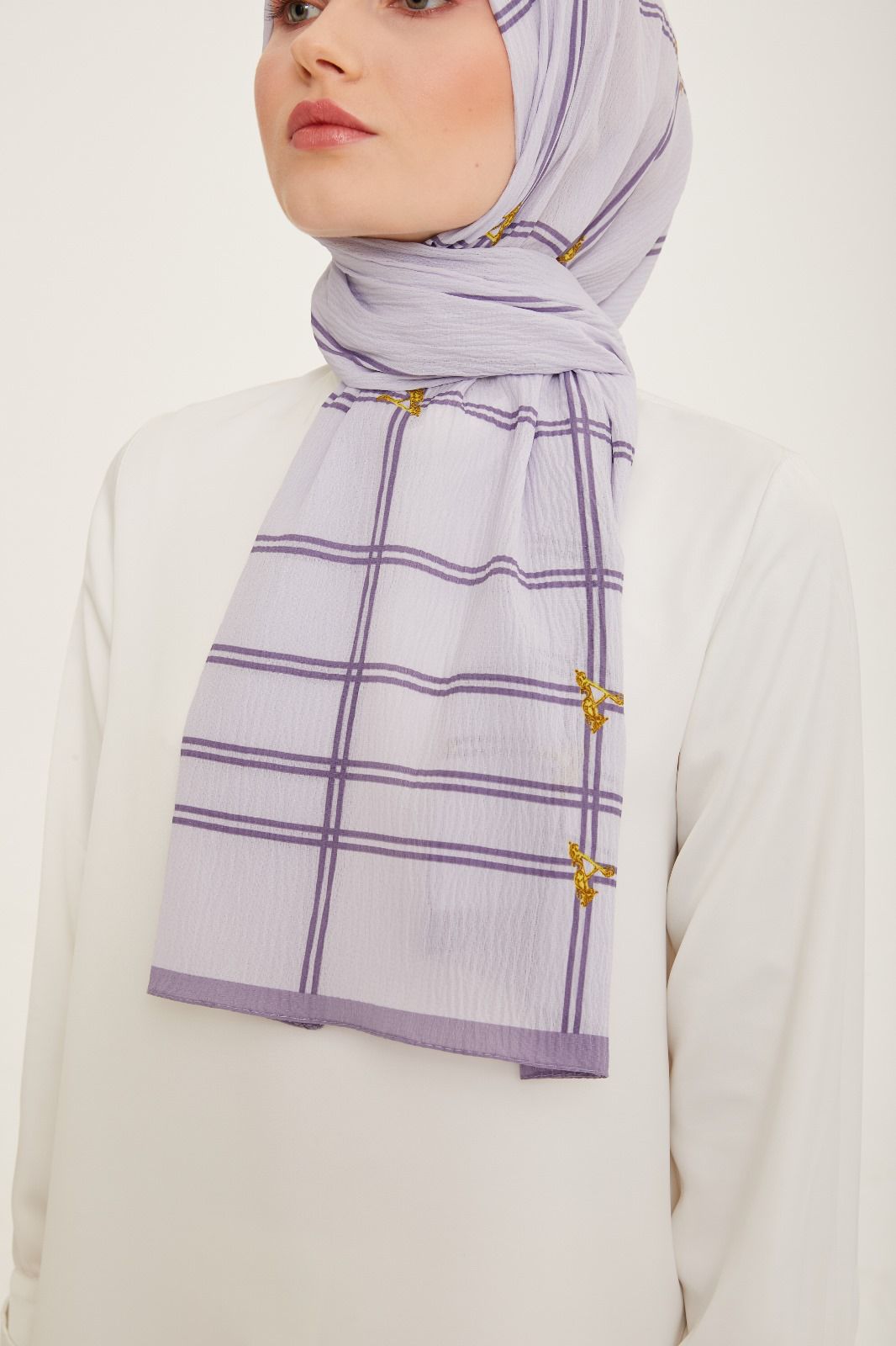 Armine Trend Esinti Şal Lila