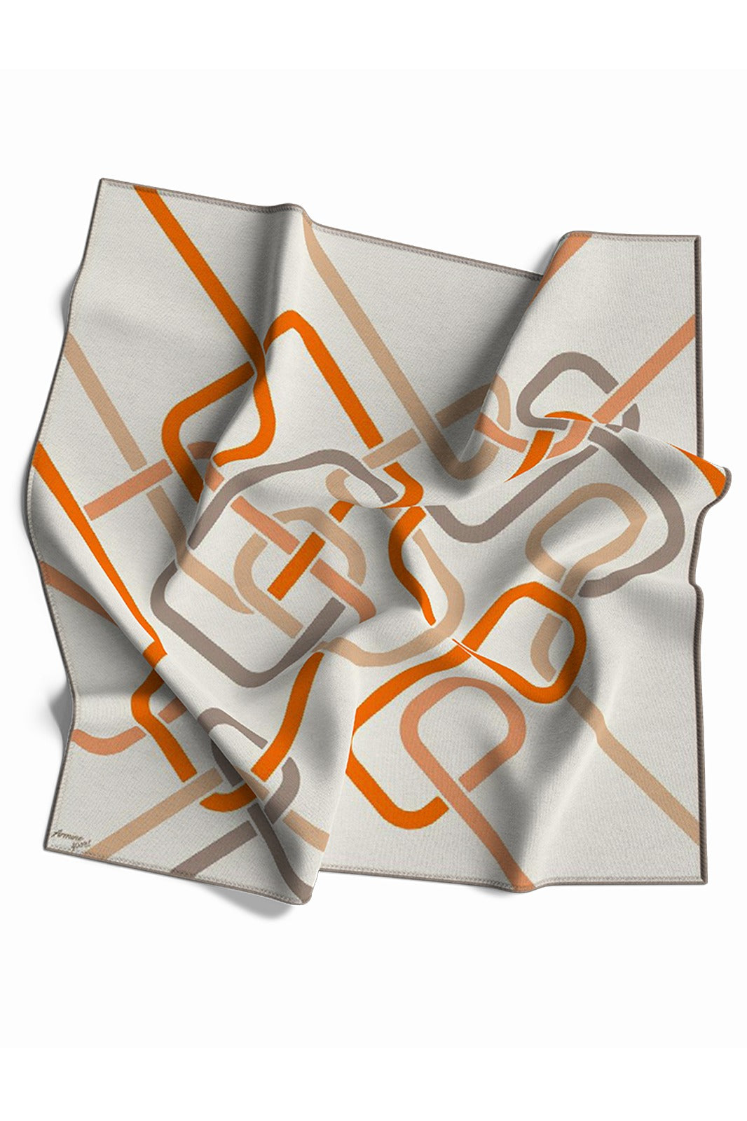 Armine Sport Twill Eşarp Zincir Desen