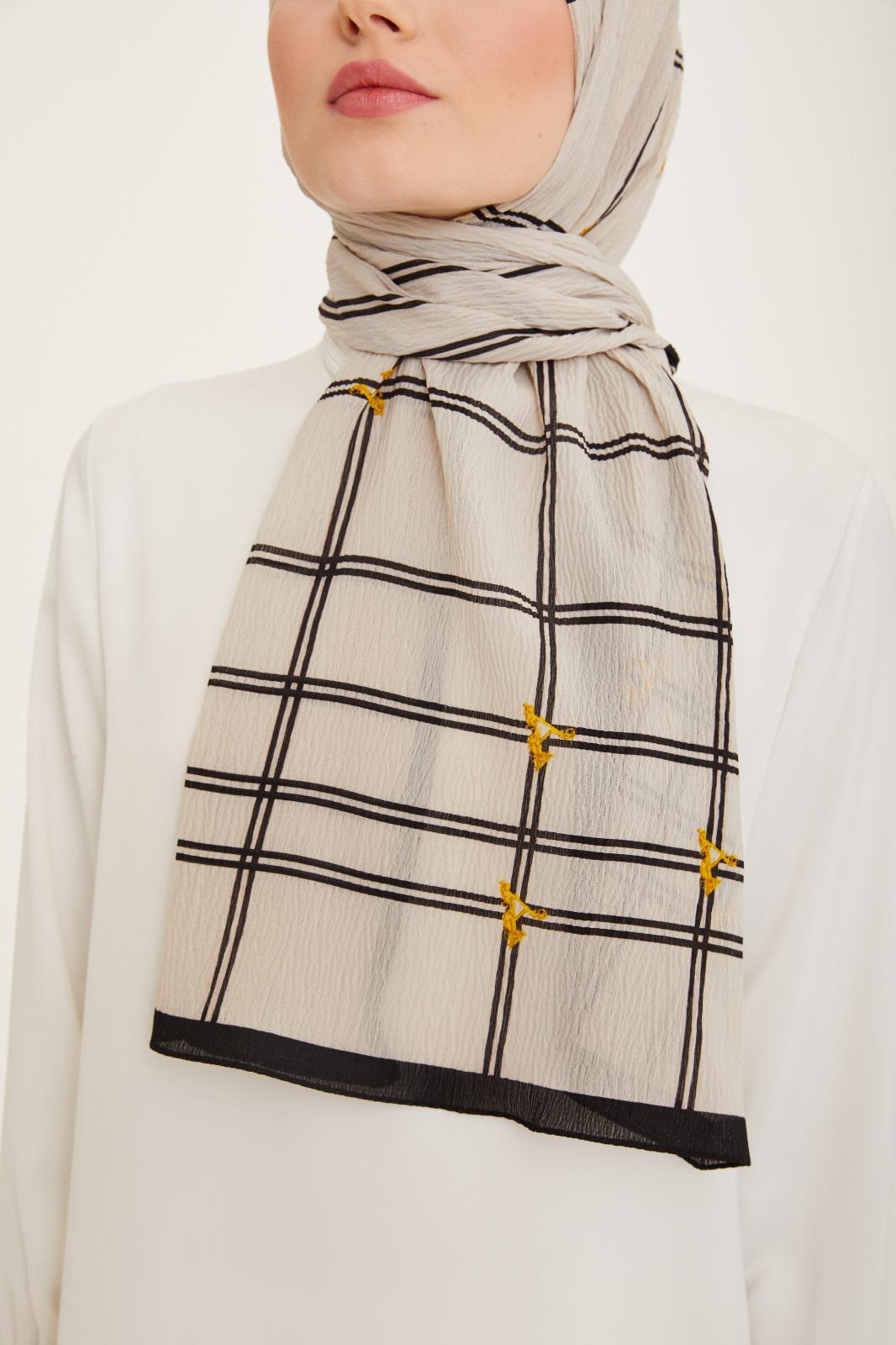 Armine Trend Esinti Şal Bej