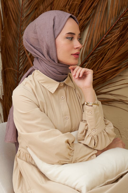 İpekhan Bambu Kraş Şal Cappicino