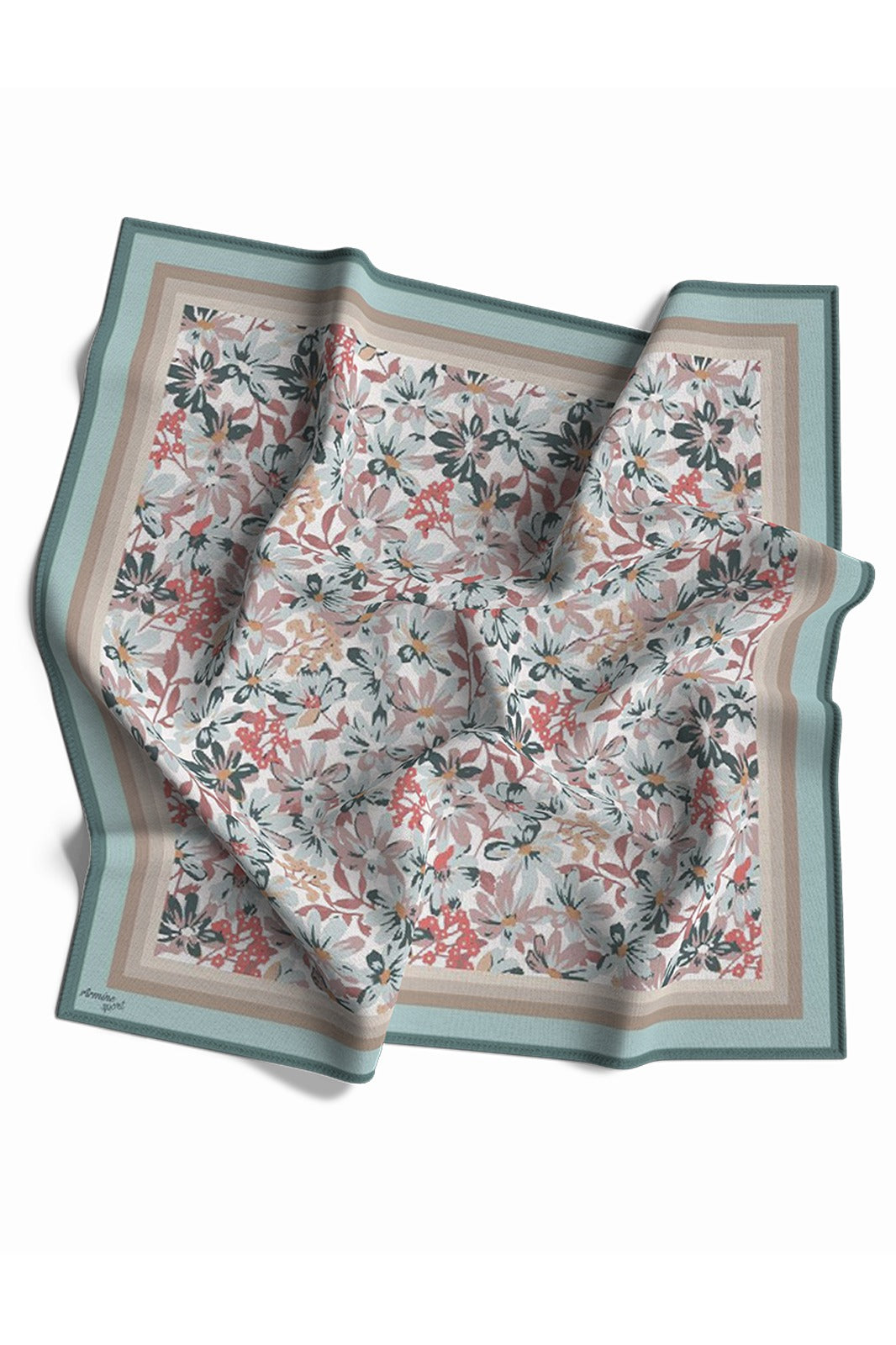 Armine Sport Twill Eşarp Çiçekli