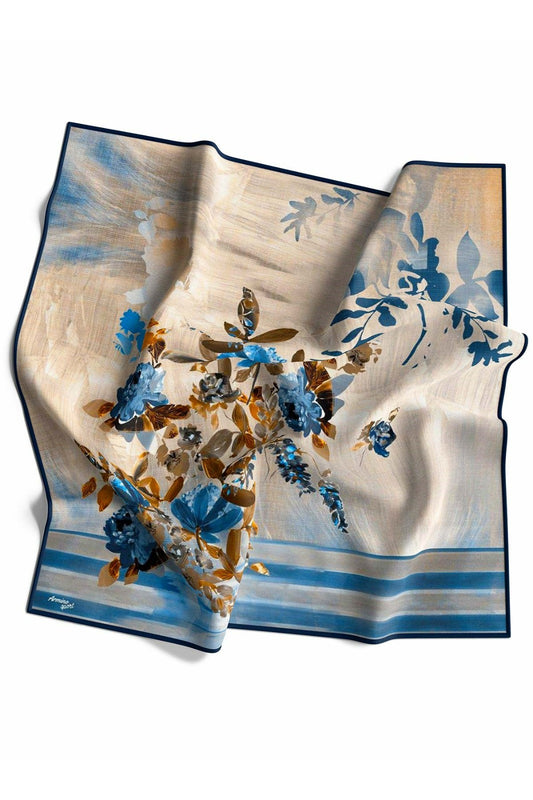 Armine Sport Twill Eşarp Çiçek Bahçesi